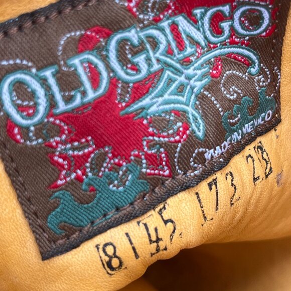 Old Gringo Sharon Black/Brown Women's Boots, Size 10 - Picture 12 of 16